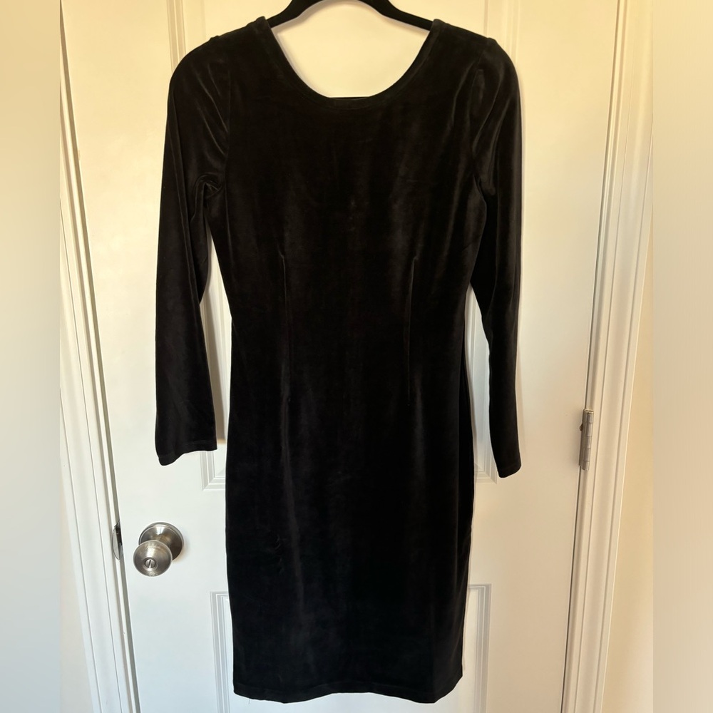 NWT Black Velvet J. Crew Dress